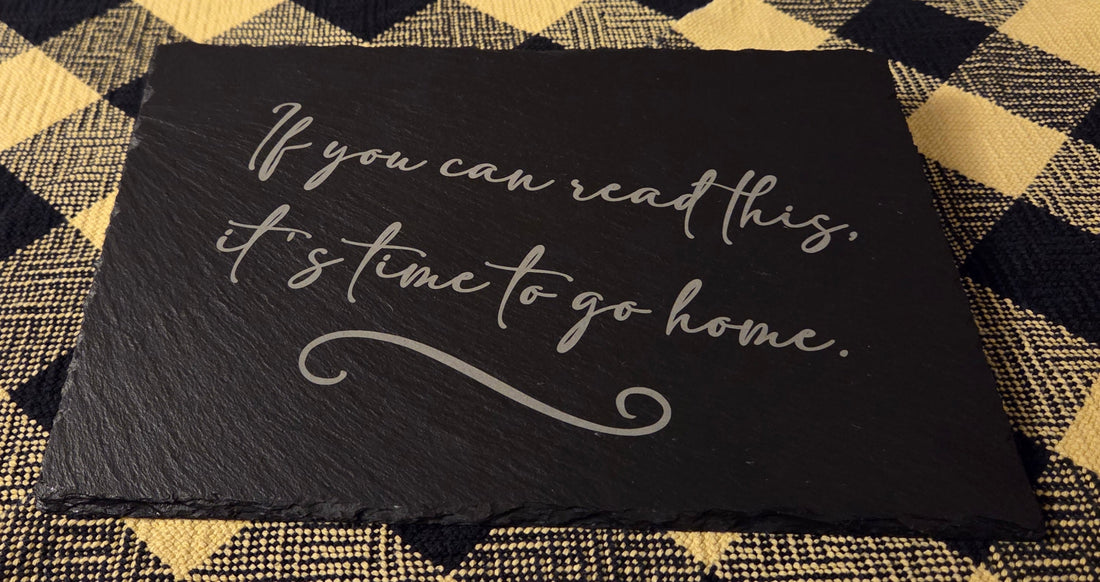Engraving on Slate