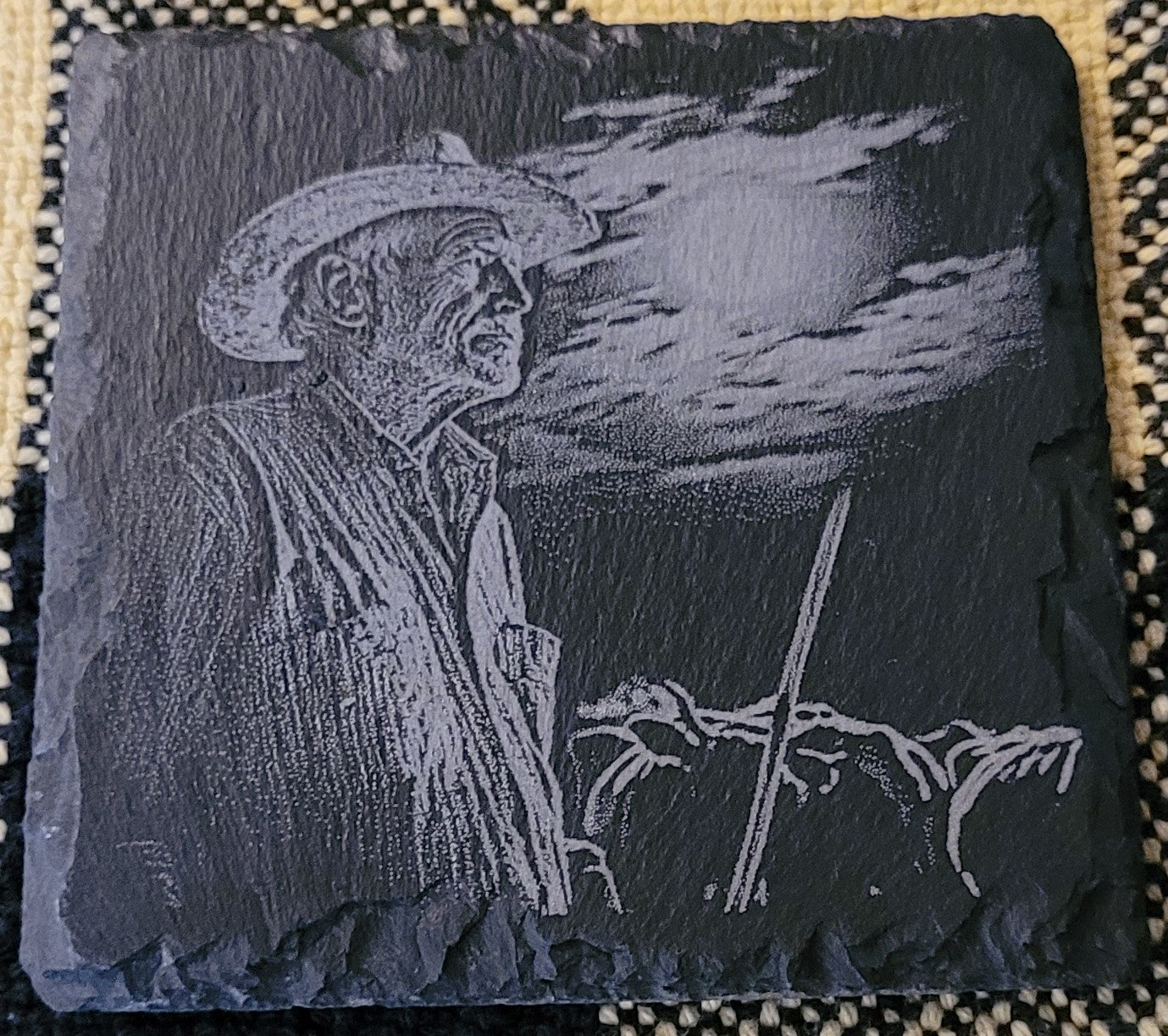 Outdoors Slate Coasters - Square