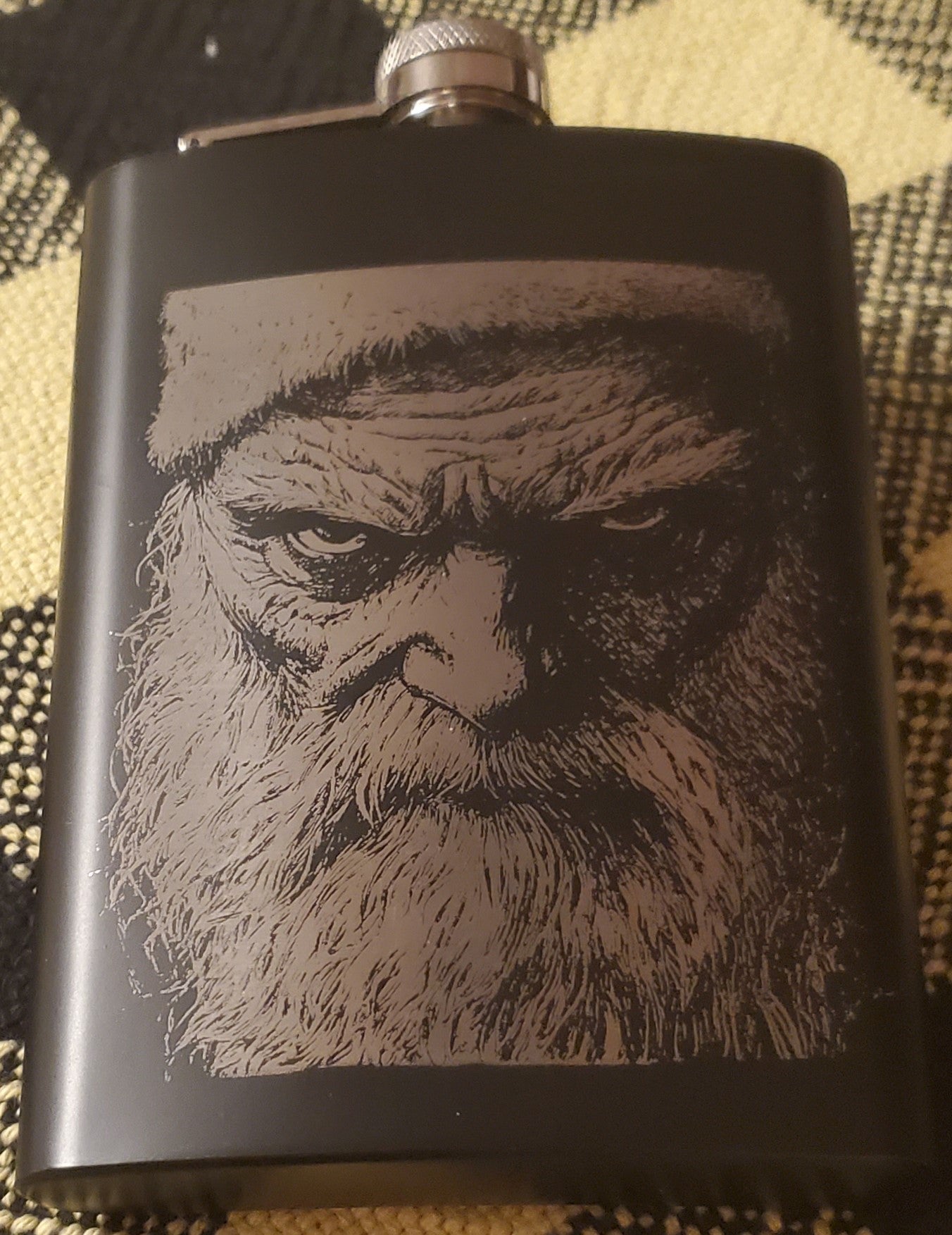 Laser Engraved Christmas Flasks