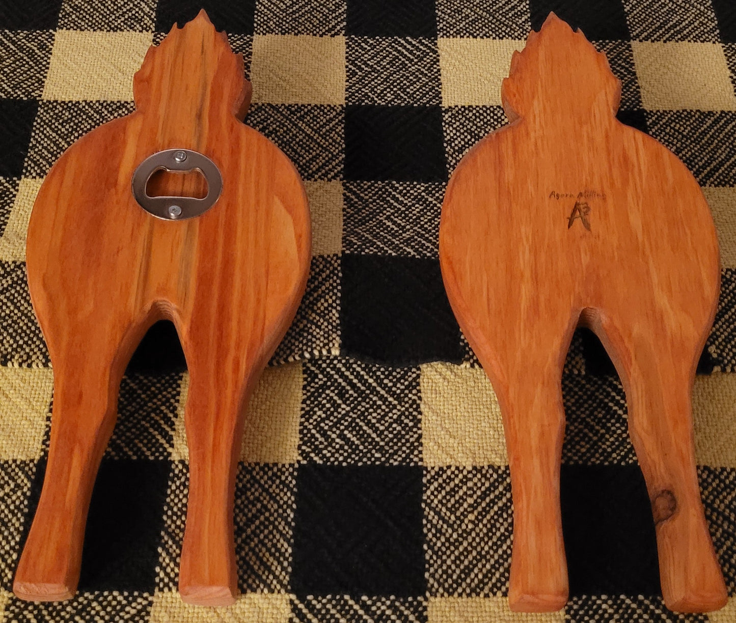 Funny Rustic Bottle Opener – Animal Butt Style
