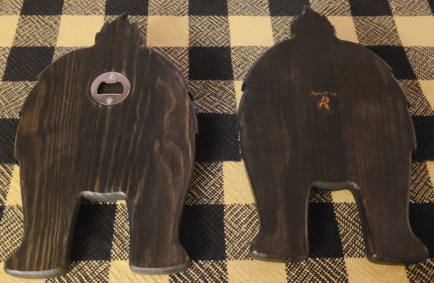 Funny Rustic Bottle Opener – Animal Butt Style