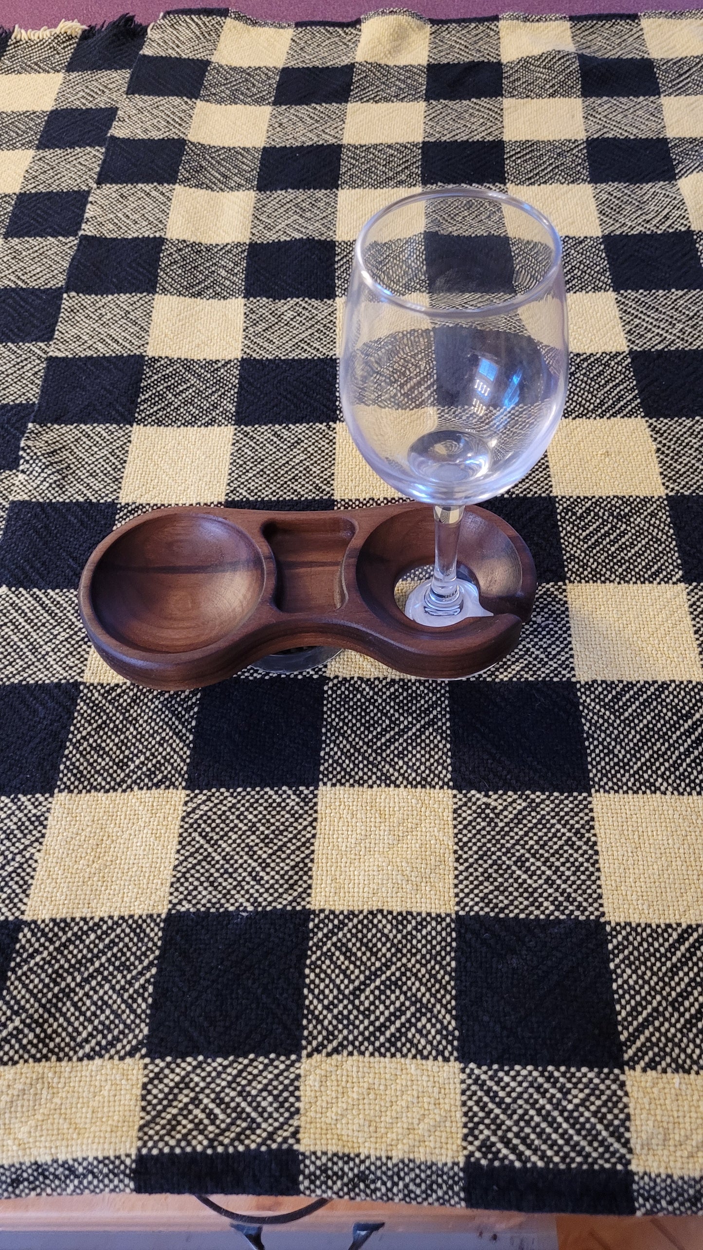 Patio Party Tray, Walnut