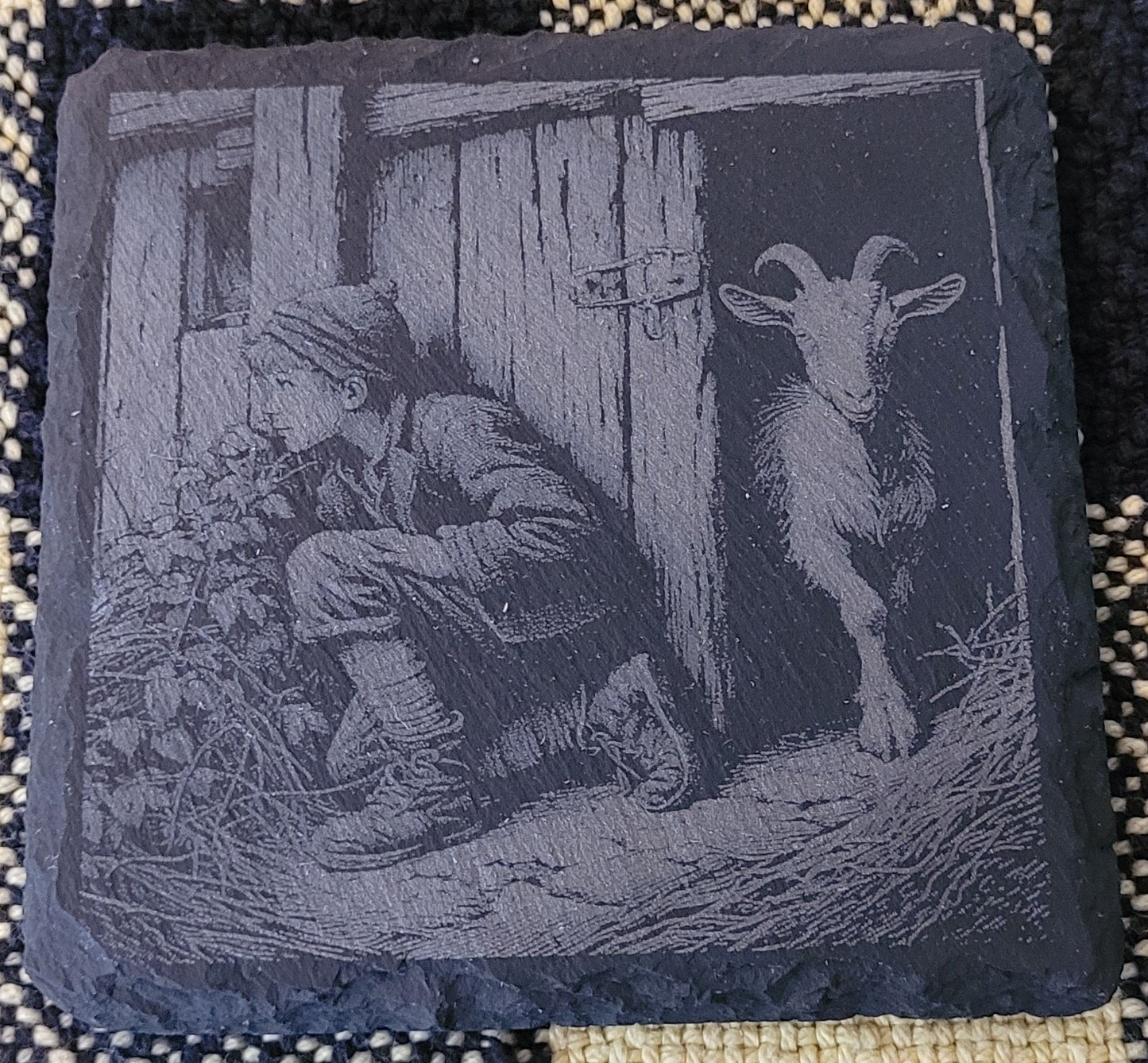 Outdoors Slate Coasters - Square