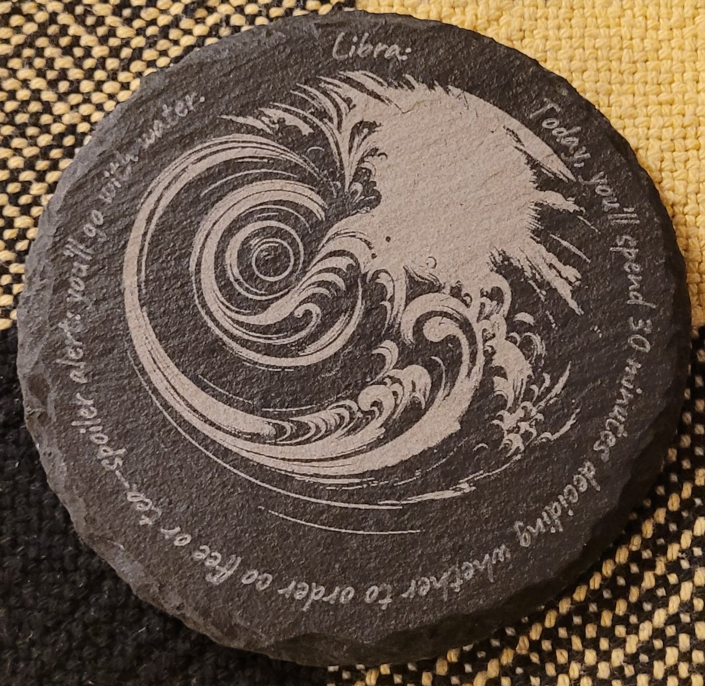 Horoscope Slate Coasters - Round
