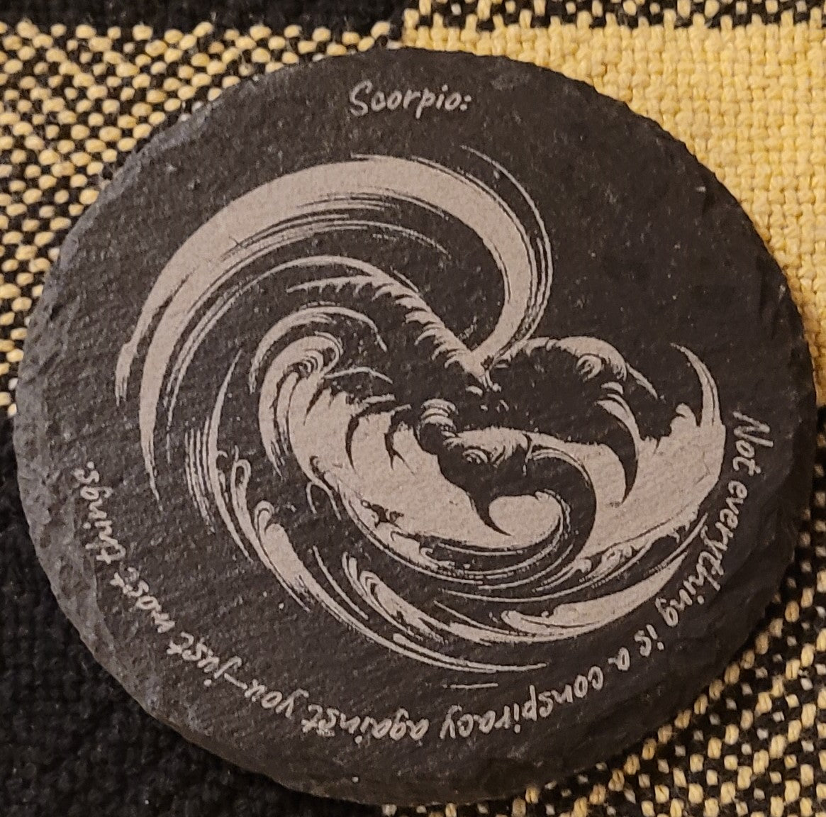 Horoscope Slate Coasters - Round