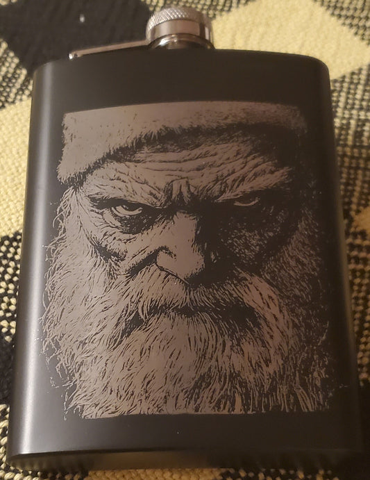 Laser Engraved Christmas Flasks