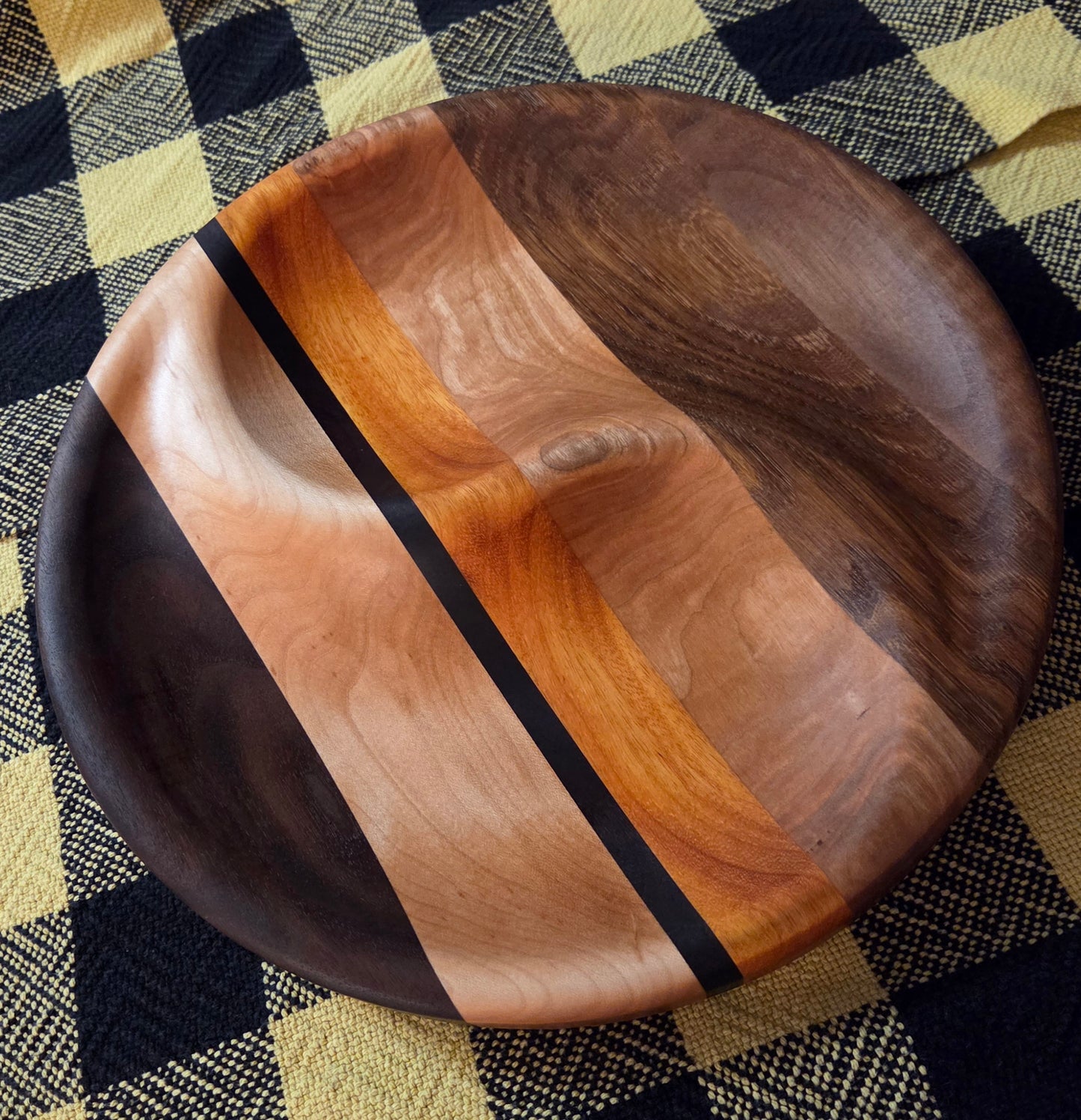 12″ Handcrafted Hardwood Serving Tray