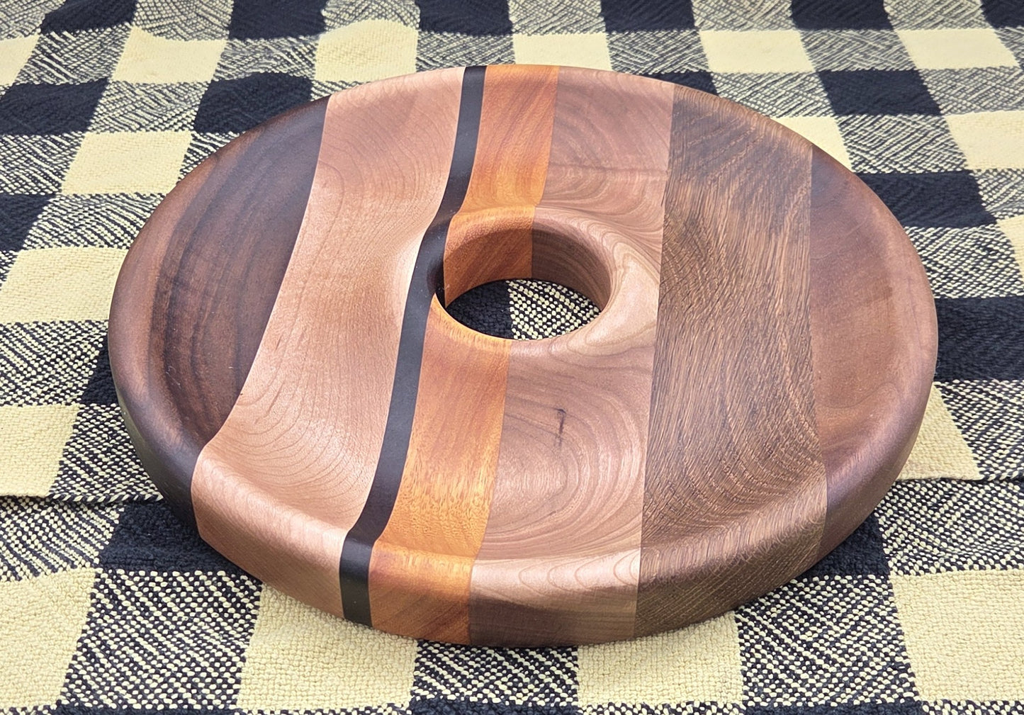 12″ Handcrafted Hardwood Serving Tray