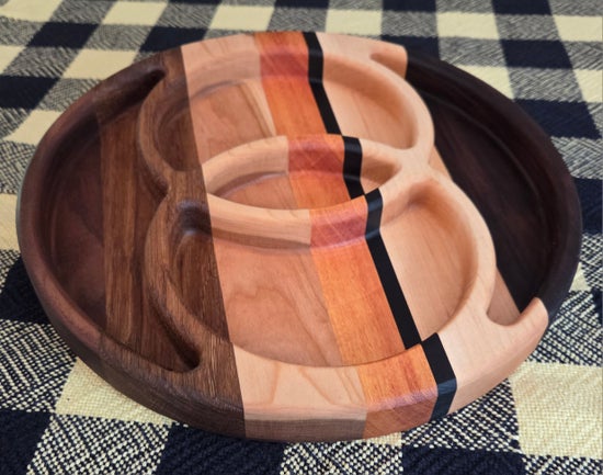 12″ Handcrafted Hardwood Serving Tray